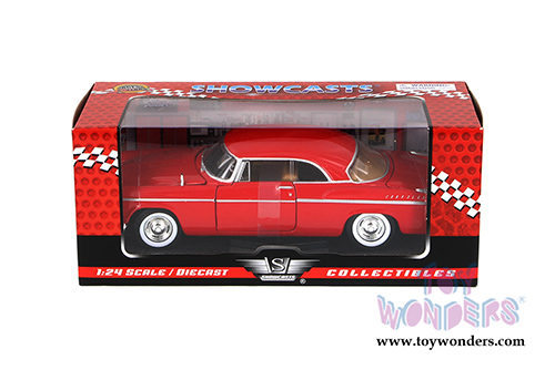 Showcasts Collectibles - Chrysler C300 Hardtop (1955, 1/24 scale diecast model car, Red) 73302AC/R