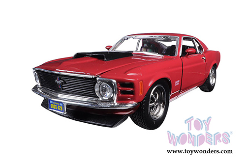 Showcasts Collectibles - Ford Mustang Boss 429 Hard top (1970, 1/24 scale diecast model car, Red) 73303R/6
