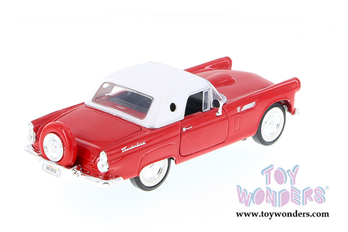 Motormax - Ford Thunderbird (1956, 1/24 scale diecast model car, Asstd.) 73312/16D
