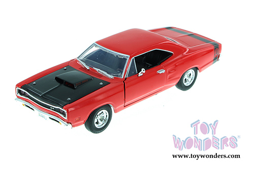 Showcasts Collectibles - Dodge Coronet Super Bee Hardtop (1969, 1/24 scale diecast model car, Red) 73315AC/R