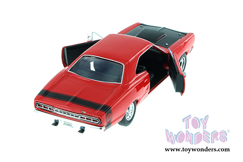 Showcasts Collectibles - Dodge Coronet Super Bee Hardtop (1969, 1/24 scale diecast model car, Red) 73315AC/R