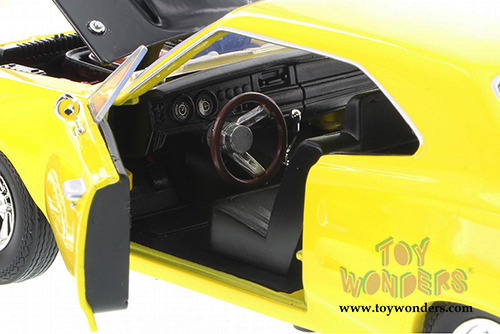 Showcasts Collectibles - Dodge Coronet Super Bee Hardtop (1969, 1/24 scale diecast model car, Yellow) 73315AC/YL