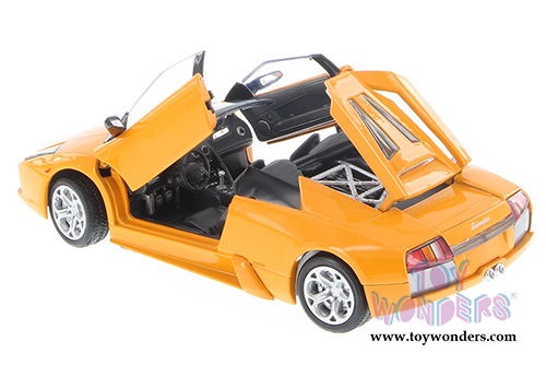 Motormax - Lamborghini Murcielago Roadster Convertible (1/24 scale diecast model car, Orange) 73316OR/6