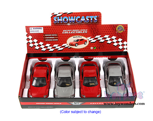 Showcasts Collectibles - Mazda RX-8 Hard Top (1/24 scale diecast model car, Asstd.) 73323/16D