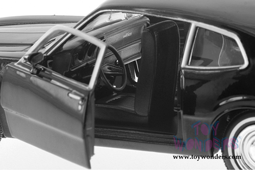 Showcasts Collectibles - Ford Maverick Stallion Hardtop (1974, 1/24 scale diecast model car, Black) 73326AC/BK