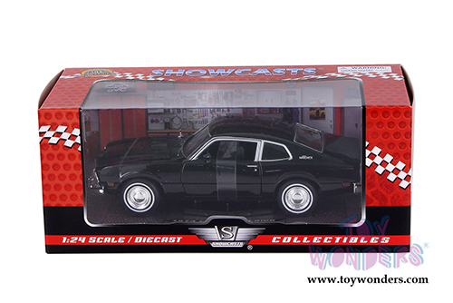 Showcasts Collectibles - Ford Maverick Stallion Hardtop (1974, 1/24 scale diecast model car, Black) 73326AC/BK