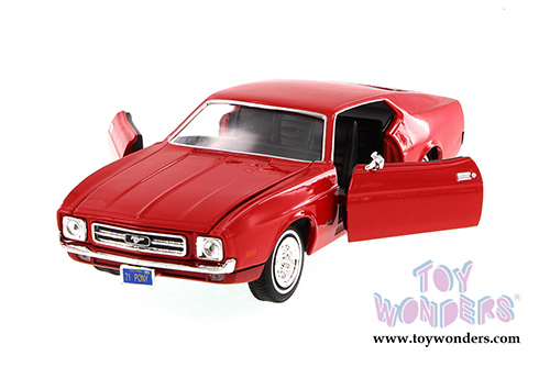 Showcasts Collectibles - Ford Mustang Sportsroof Hardtop (1971, 1/24 scale diecast model car, Red) 73327AC/R