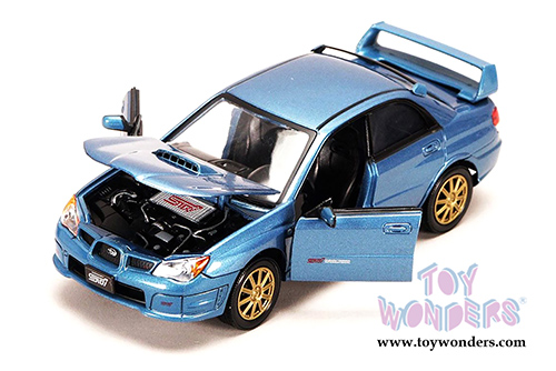 Showcasts® Collectibles - Subaru Impreza WRX STI Hardtop (1/24 scale diecast model car, Blue) 73330BU
