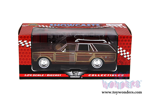 Showcasts Collectibles - Chrysler LeBaron Town & Country Wagon (1979, 1/24 scale diecast model car, Brown) 73331AC/ST