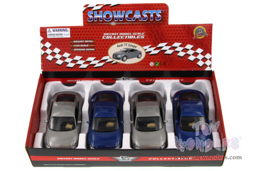 Showcasts Collectibles - Audi TT Coupe Hard Top (2007, 1/24 scale diecast model car, Asstd.) 73340/16D