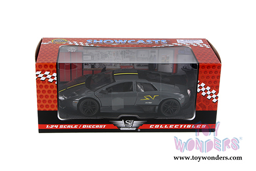Showcasts Collectibles - Lamborghini Murcielago LP670-4 SV Hard Top (1/24 scale diecast model car, Dark Gray) 73350BK/6
