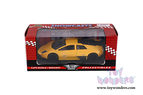 Showcasts Collectibles - Lamborghini Murcielago LP670-4 SV Hard Top (1/24 scale diecast model car, Yellow) 73350YL/6
