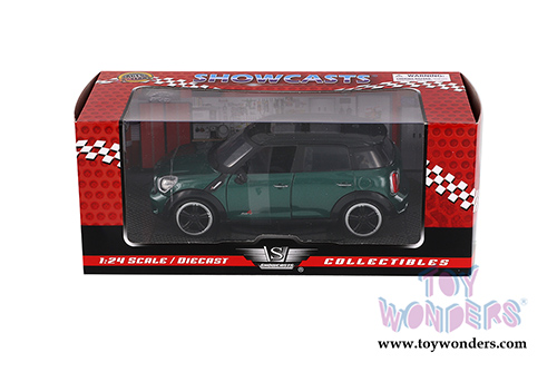 Showcasts Collectibles - Mini Cooper S Countryman w/ Sunroof (1/24 scale diecast model car, Green) 73353GN/6