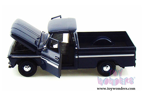 Showcasts Collectibles - Chevy C10 Fleetside Pickup (1966, 1/24 scale diecast model car, Dark Blue) 73355AC/BU