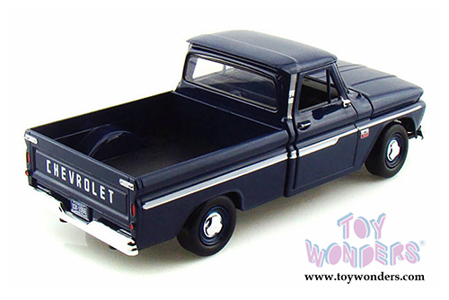 Showcasts Collectibles - Chevy C10 Fleetside Pickup (1966, 1/24 scale diecast model car, Dark Blue) 73355AC/BU