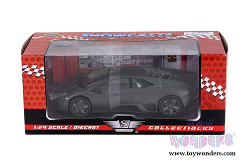 Showcasts Collectibles - Lamborghini Reventon Hardtop (1/24 scale diecast model car, Metallic Black) 73364BK/6