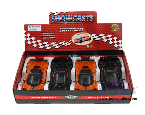 Showcasts - Pagani Zonda F Hardtop (1/24 scale diecast model car, Assrtd.) 73369/16D