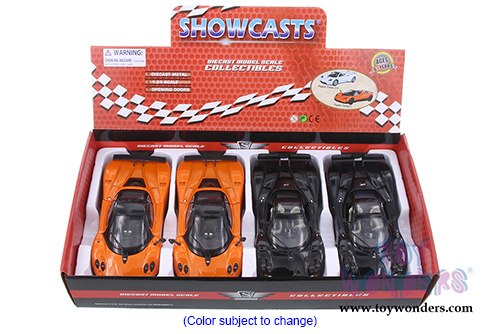 Showcasts Collectibles - Pagani Zonda Assortment (1/24 scale diecast model car, Asstd.) 73369/72D
