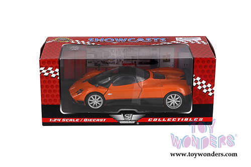 Showcasts Collectibles - Pagani Zonda F Hardtop (1/24 scale diecast model car, Orange) 73369OR/6