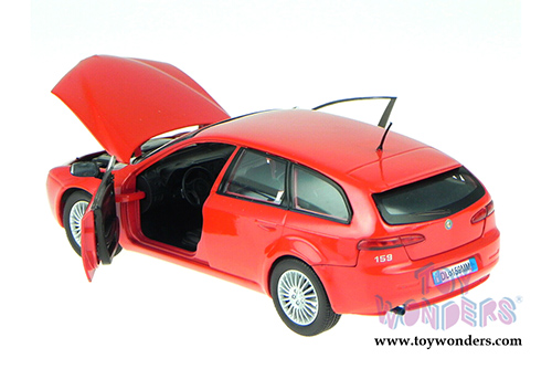 Showcasts Collectibles - Alfa Romeo 159 SW Hardtop (1/24 scale diecast model car, Red) 73372R/6
