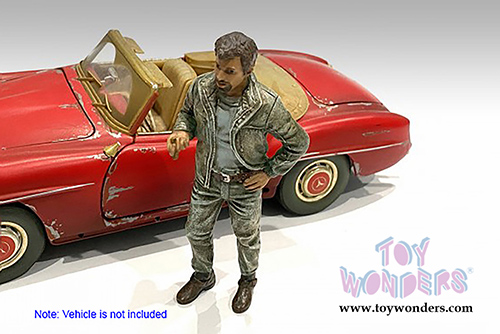American Diorama Figurine - Auto Mechanic - Mechanic Tim (1/24 scale, Green) 76359