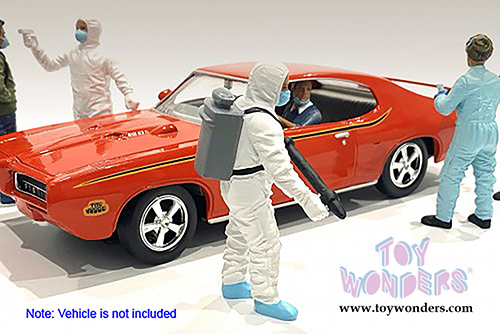 American Diorama Figurine - Hazmat Crew - Figure I (1/24 scale, White) 76367