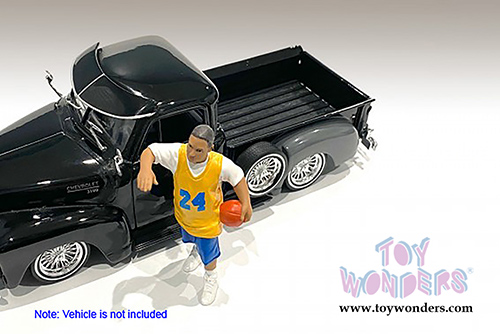 American Diorama Figurine - Lowriderz Figure III (1/18 scale, Yellow/Blue) 76275