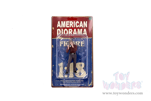 American Diorama Figurine - Race Day 1 Figure II (1/18 scale, Burgundy/Gray) 76284