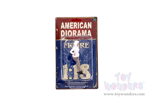 American Diorama Figurine - Car Meet 2 Figure I (1/18 scale, White/Beige) 76289