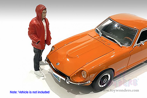 American Diorama Figurine - Car Meet 2 Figure IV (1/18 scale, Red/Black) 76292