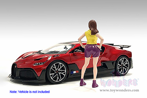 American Diorama Figurine - Girls Night Out - Cara (1/18  scale, Yellow/Purple) 76303