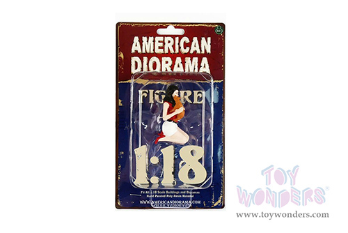 American Diorama Figurine - Girls Night Out - Gigi (1/18  scale, Red/White) 76304