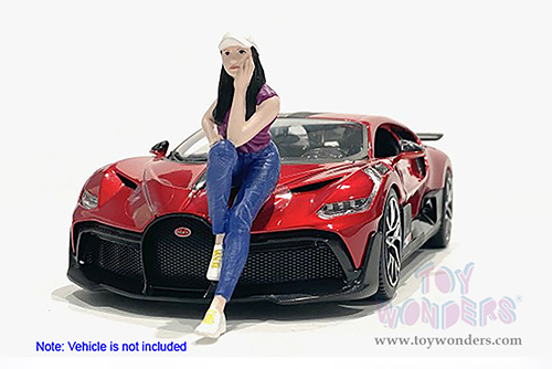 American Diorama Figurine - Girls Night Out - Kris (1/18  scale, Purple/Blue) 76305