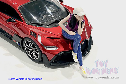 American Diorama Figurine - Girls Night Out - Kris (1/18  scale, Purple/Blue) 76305