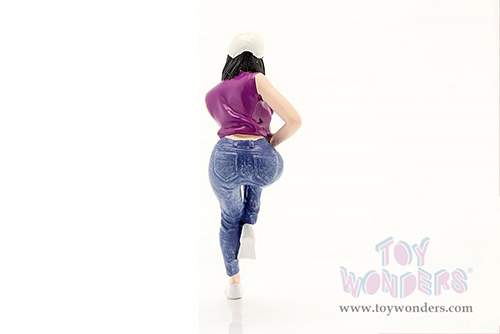 American Diorama Figurine - Girls Night Out - Kris (1/18  scale, Purple/Blue) 76305