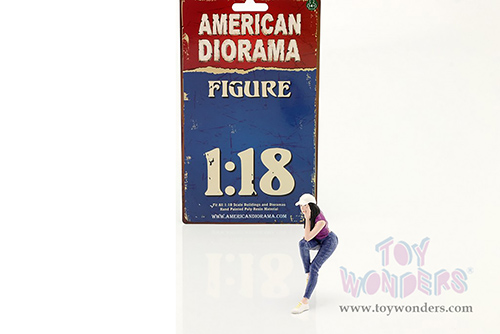 American Diorama Figurine - Girls Night Out - Kris (1/18  scale, Purple/Blue) 76305