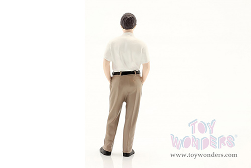 American Diorama Figurine - The Dealership - Customer I (1/24  scale, white/Beige) 76408