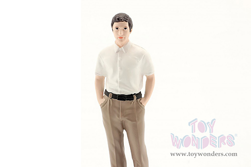 American Diorama Figurine - The Dealership - Customer I (1/24  scale, white/Beige) 76408