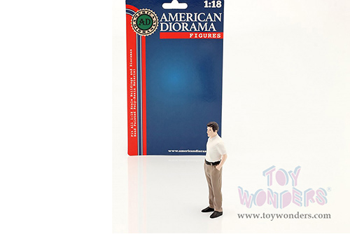 American Diorama Figurine - The Dealership - Customer I (1/18  scale, white/Beige) 76308