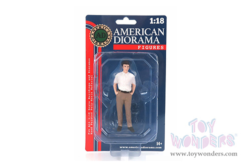 American Diorama Figurine - The Dealership - Customer I (1/18  scale, white/Beige) 76308