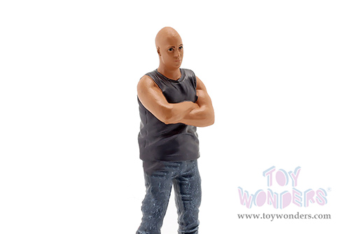 American Diorama Figurine - Car Meet 3 Figure 1 (1/18 scale, Black/Blue) 76326