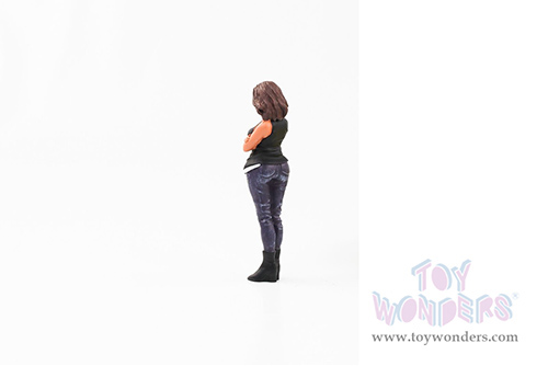 American Diorama Figurine - Car Meet 3 Figure 2 (1/24 scale, Black/Gray) 76427