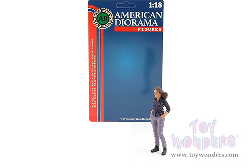 American Diorama Figurine - Car Meet 3 Figure 5 (1/18 scale, Dark Blue/Purple) 76330
