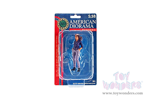 American Diorama Figurine - Car Meet 3 Figure 5 (1/18 scale, Dark Blue/Purple) 76330