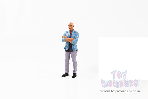 American Diorama Figurine - Car Meet 3 Figure 6 (1/24 scale, Blue/Gray) 76431