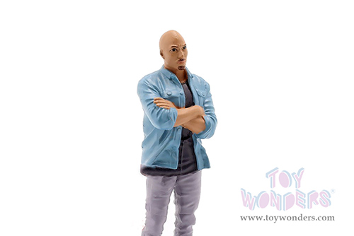 American Diorama Figurine - Car Meet 3 Figure 6 (1/24 scale, Blue/Gray) 76431