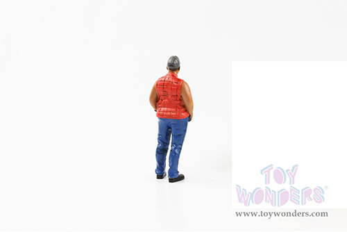 American Diorama Figurine - Campers Figure 1 (1/18 scale, White/Blue) 76334