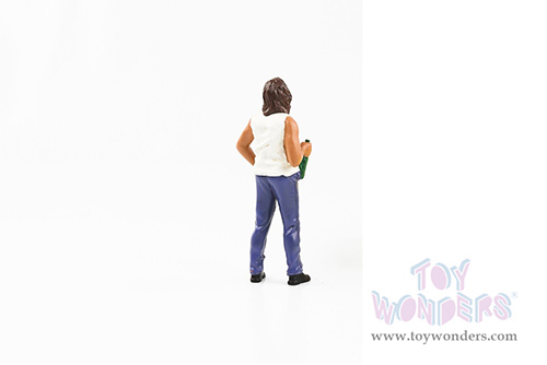 American Diorama Figurine - Campers Figure 3 (1/18 scale, White/Blue) 76336