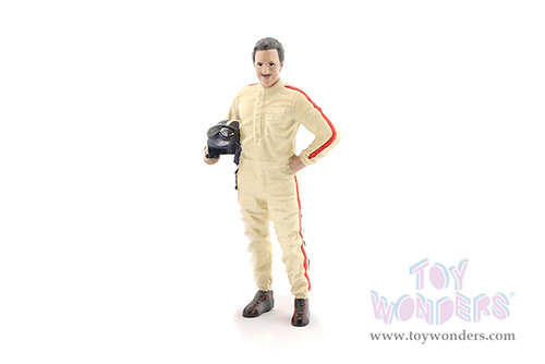 American Diorama Figurine - Racing Legends | The 60s Driver B (1/18 scale, Beige) 76350