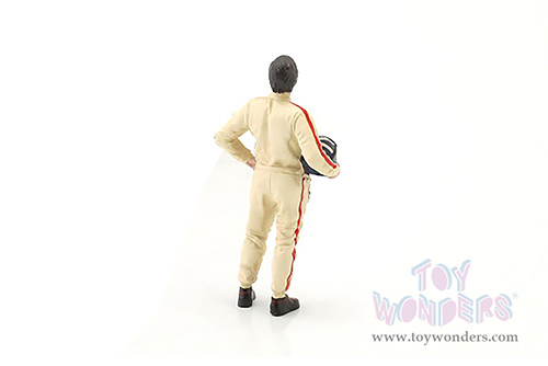 American Diorama Figurine - Racing Legends | The 60s Driver B (1/18 scale, Beige) 76350